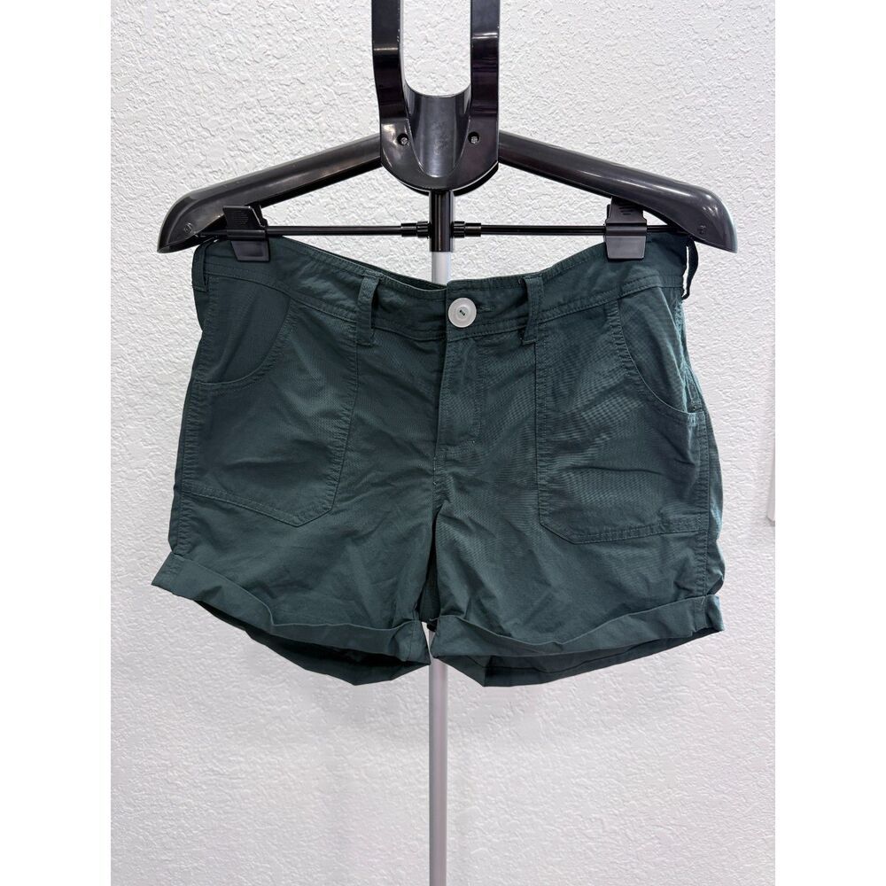 The North Face Forest Green Outdoor Ripstop Hiking Outdoors Cuffed Shorts 10